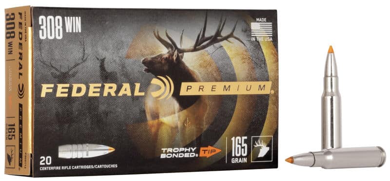 Federal Premium 308 Win 165gr Trophy Bonded
