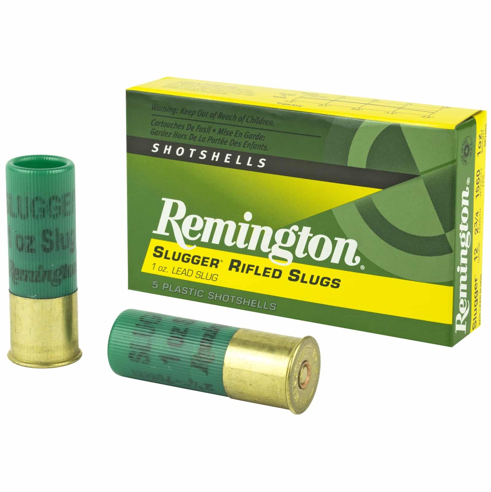 Remington Slugger 12ga 2 3/4 In 1560 Fps 1 Oz