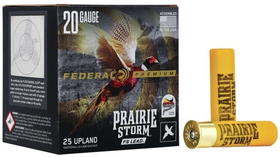 Federal Premium Prairie Storm 20ga 3in 1300fps 1 1/4oz 6 Shot