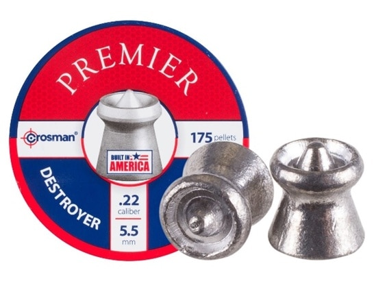 Crosman Calibre .22 175 Pellets Destroyer 14.3gr 5.5mm