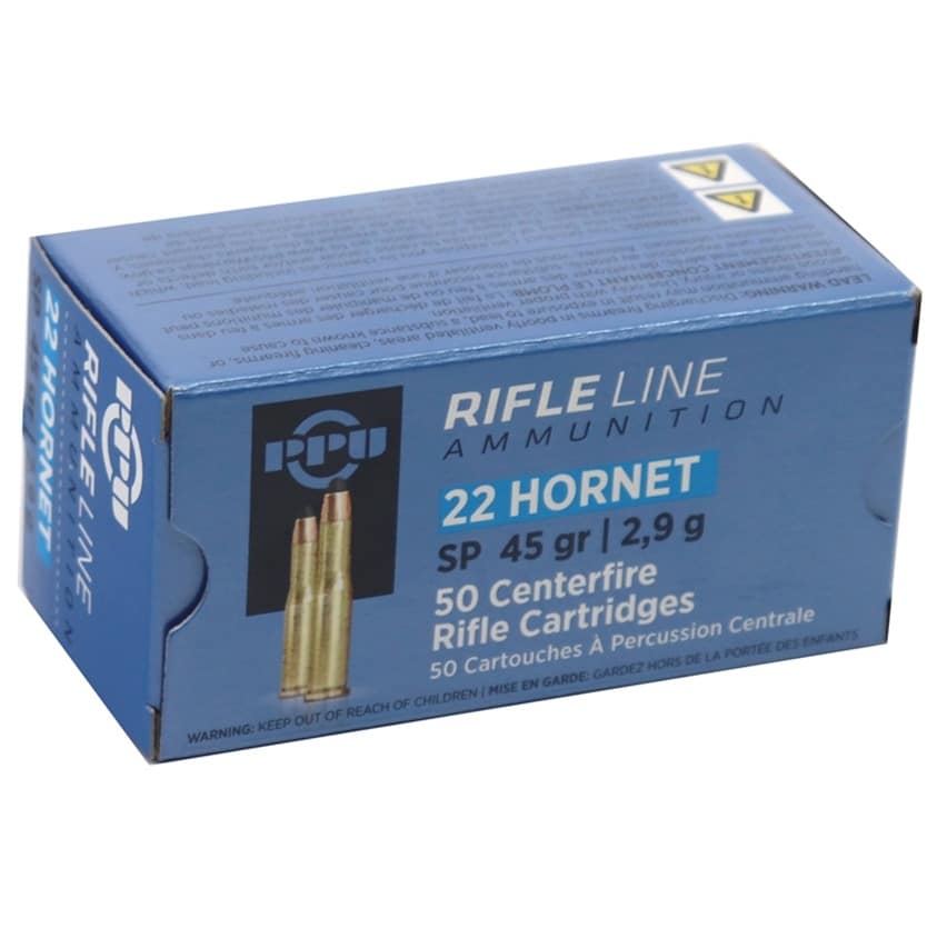 Rifle Line Ammunition 22 Hornet SP 45gr 2,9g 50 Centerfire Rifle Cartridges Rifle Line Ammunition 22 Hornet SP 45gr 2,9g 50 Centerfire Rifle Cartridges