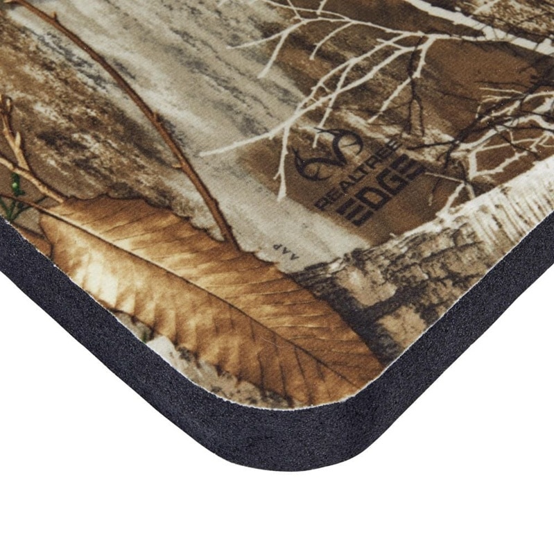 Vanish Foam Cushion, 14"L x 13"W x 1" Thick, Realtree Edge Camo Vanish Foam Cushion, 14"L x 13"W x 1" Thick, Realtree Edge Camo