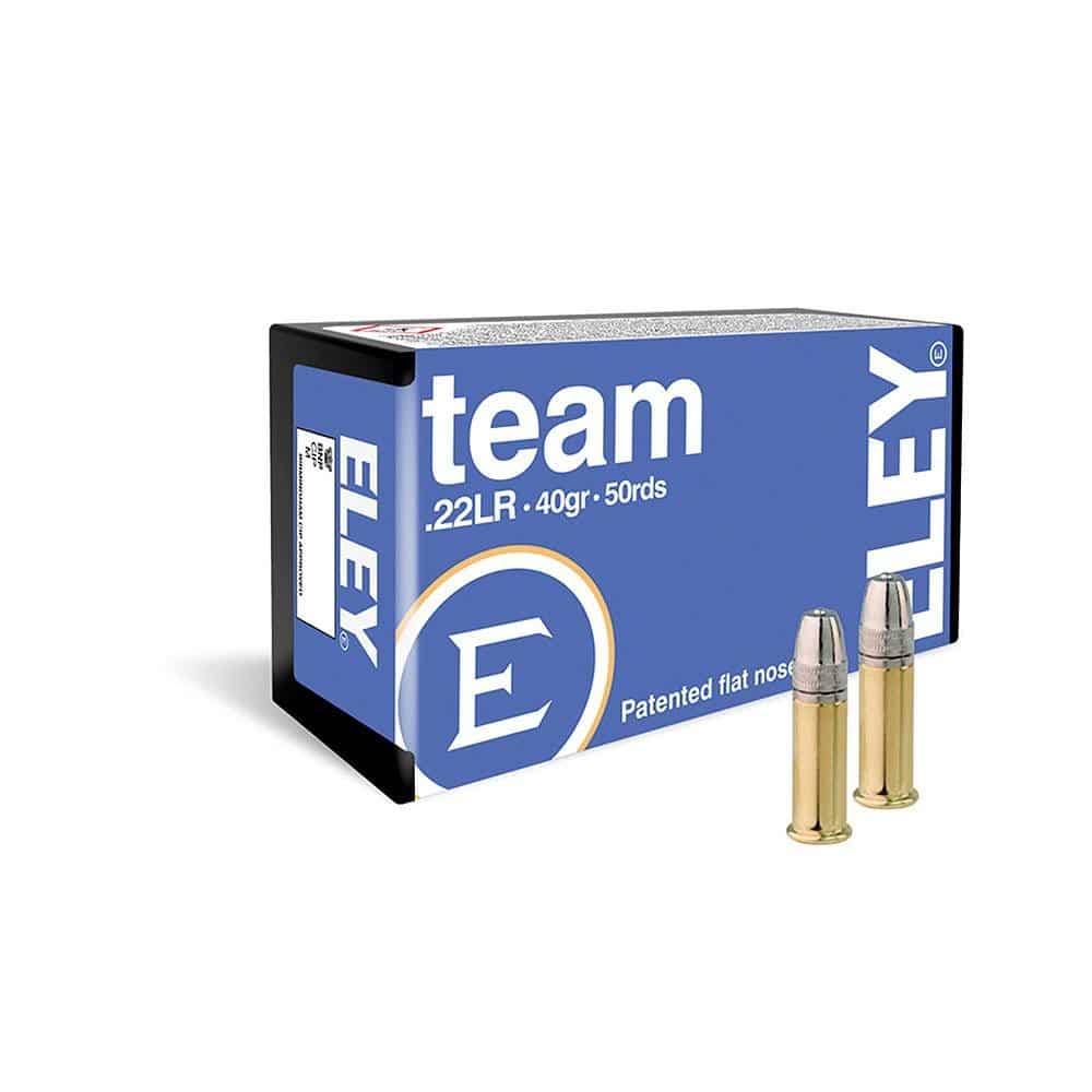 Team .22lr 40gr 50rds E Patented Flat Nose Eley