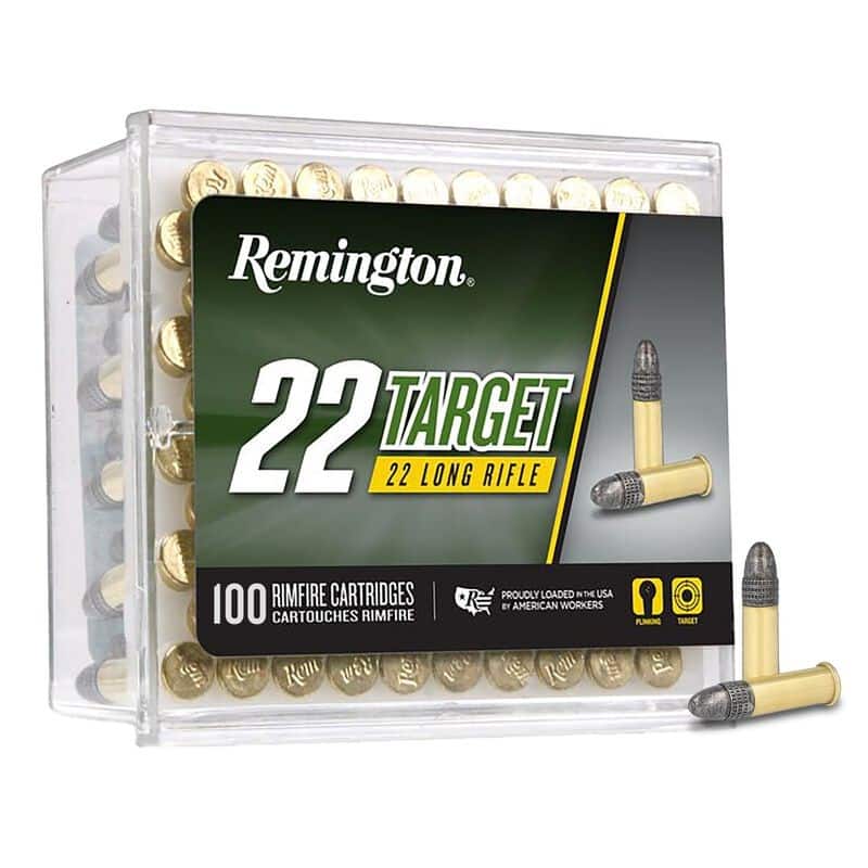 Remington target 22 rimfire cartridges