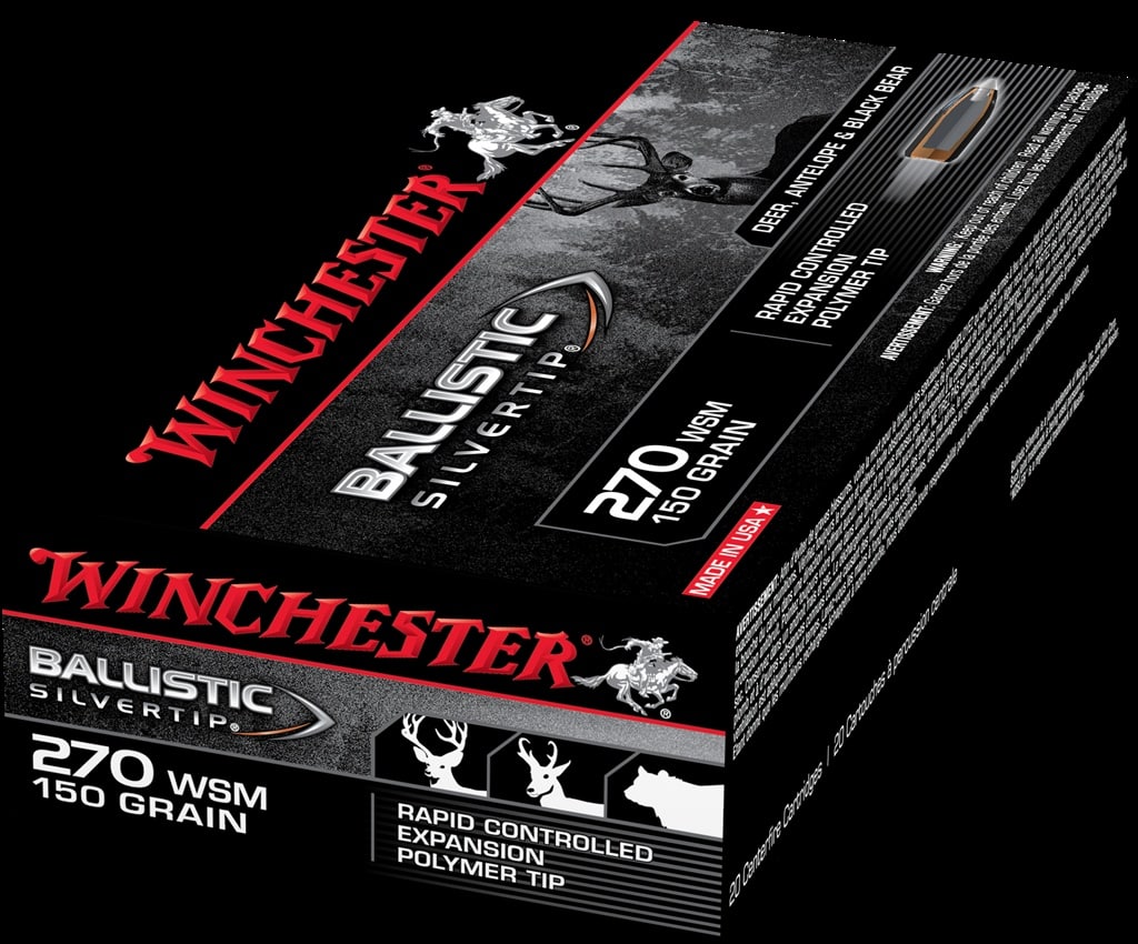 Winchester Ballistic silvertip 270 wsm 150gr rapid controlled expansion polymere tip