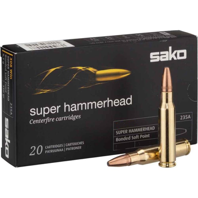 sako super hammerhead 308 win 150gr bonded soft point