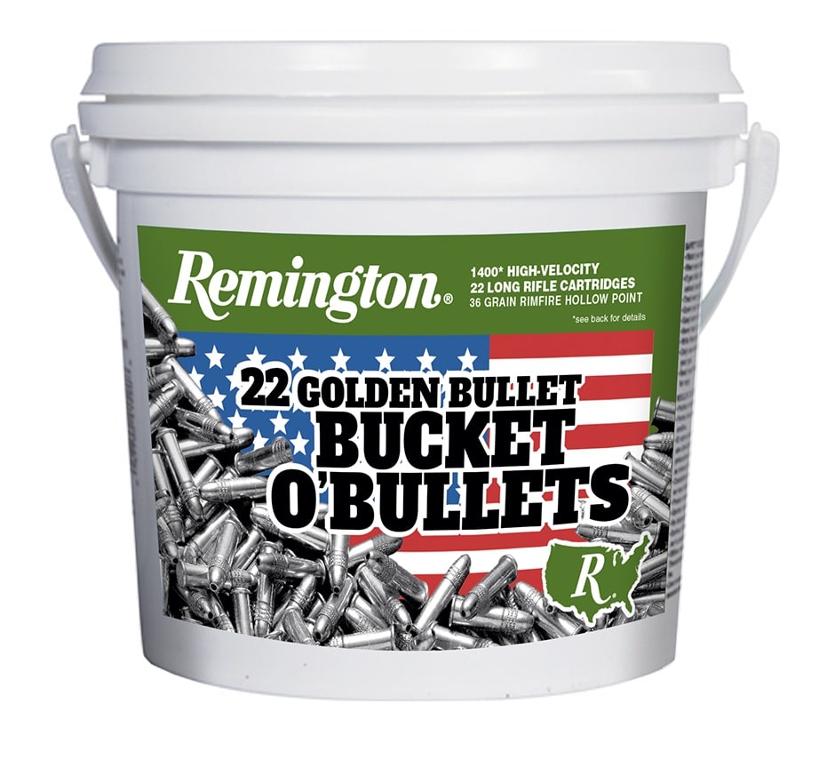 Remington 22lr 36gr High Velocity Hollow Poinit Bucket 1400 Rounds