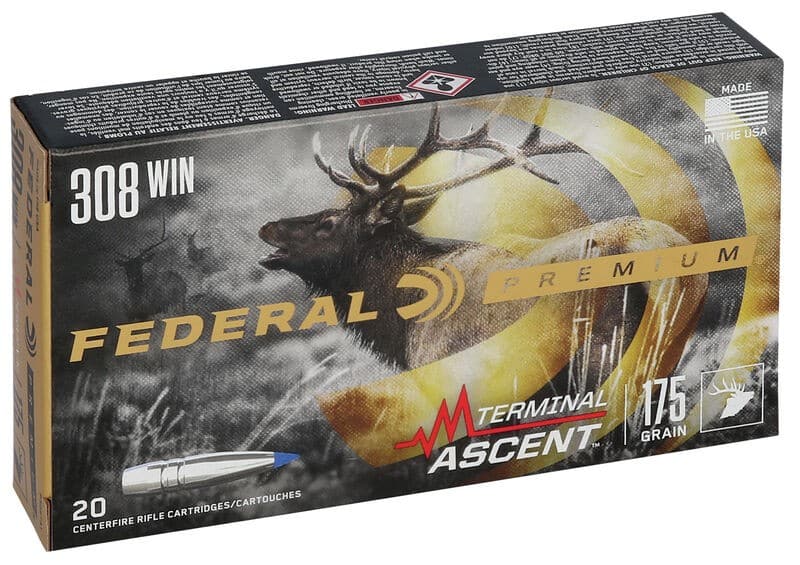 Federal Premium 308 win 175gr terminal ascent