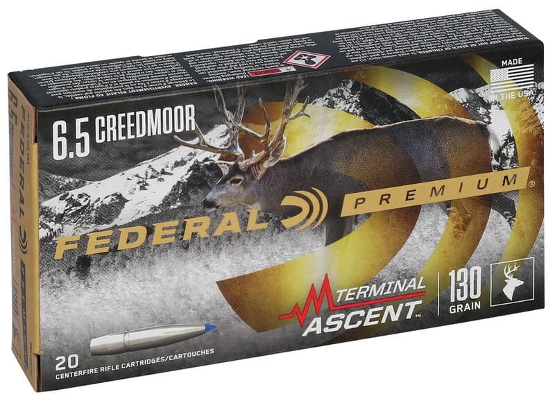 Federal Premium 6.5 creedmoor 130gr Terminal ascent