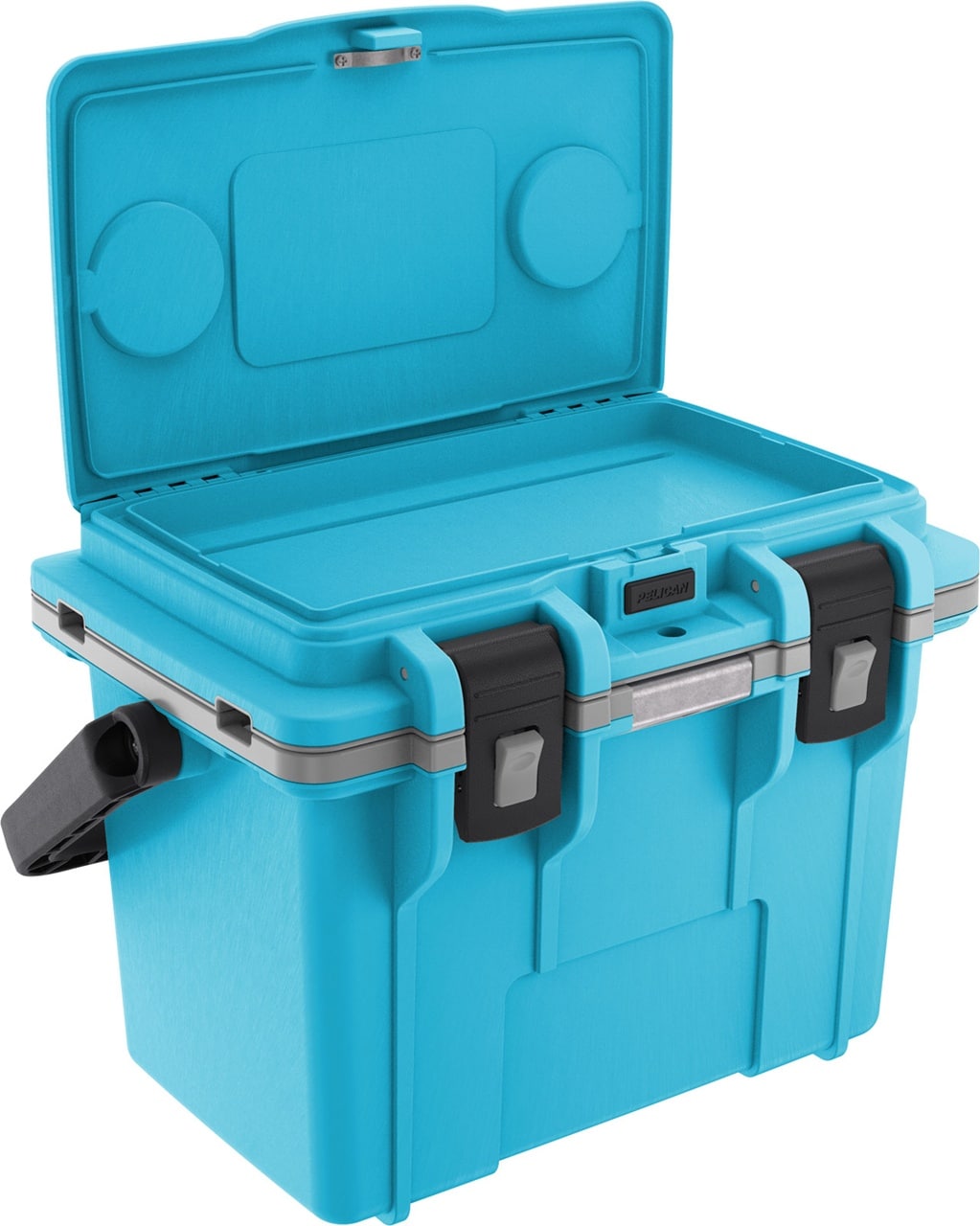 Pelican 14qt personal cooler cool blue / gray