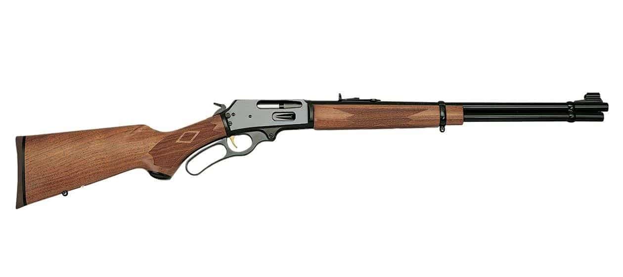 Marlin 336 Classic Lever-Action Rifle 30-30 Win American Black Walnut Satin Blued 20.25″ Gold Coloured Trigger