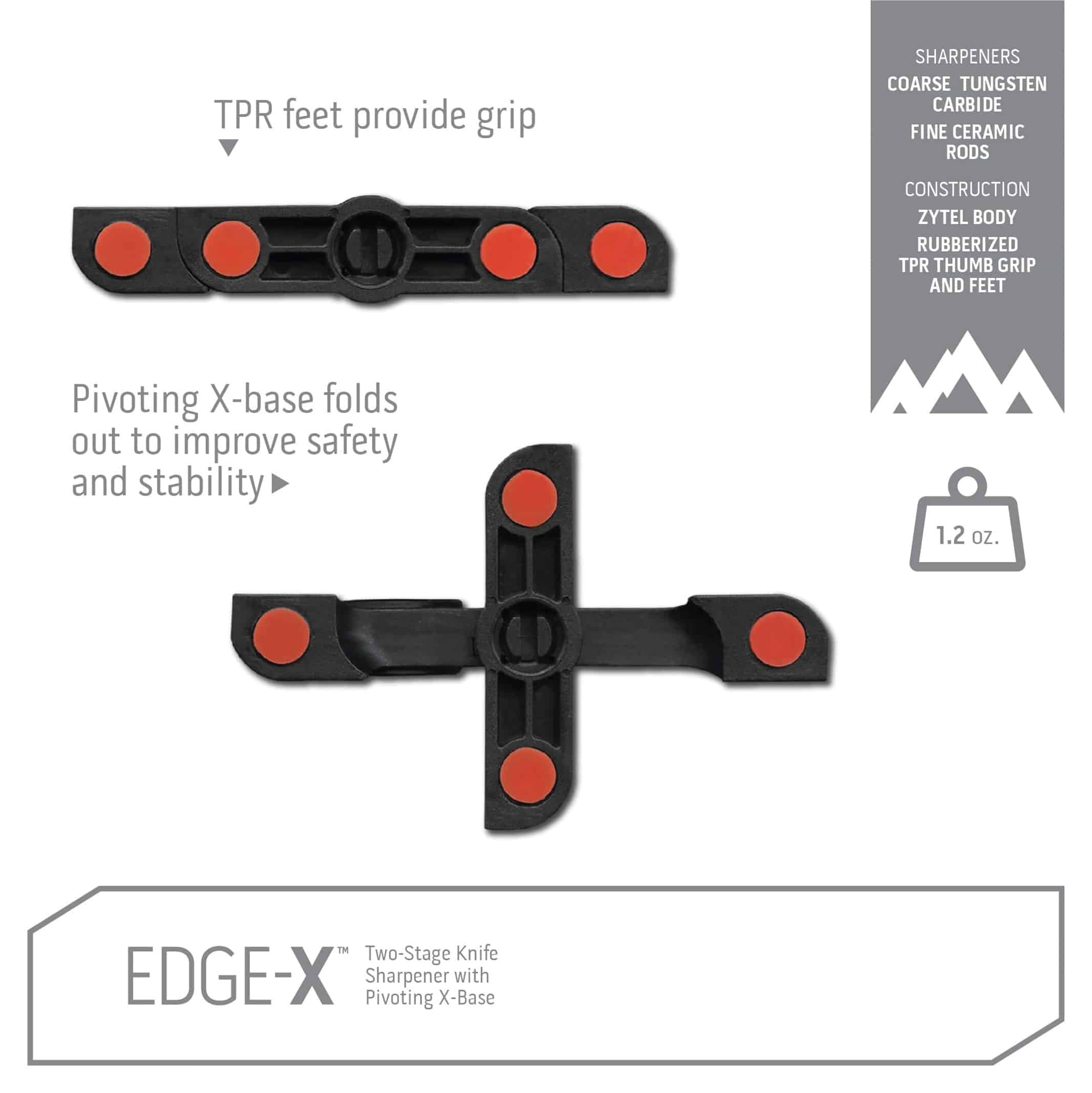 EDGE-X 2-STAGE KNIFE SHARPENER